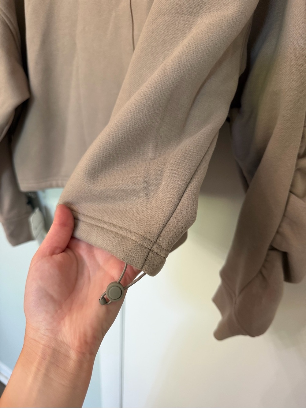Harry Potter Cropped Hoodie - Women's Taupe Relaxed Pullover - Picture 12 of 14